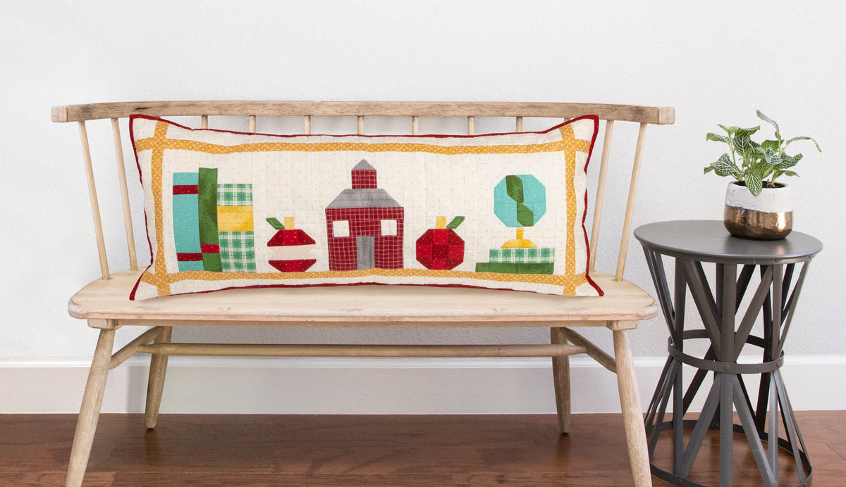 Riley Blake Bench Pillow Kit of the Month - SEPTEMBER - School's in Session