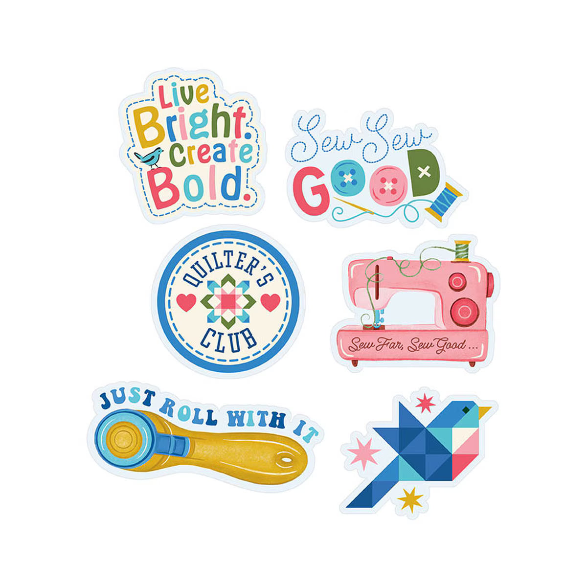 Riley Blake Designs Vinyl Stickers - FG-55926