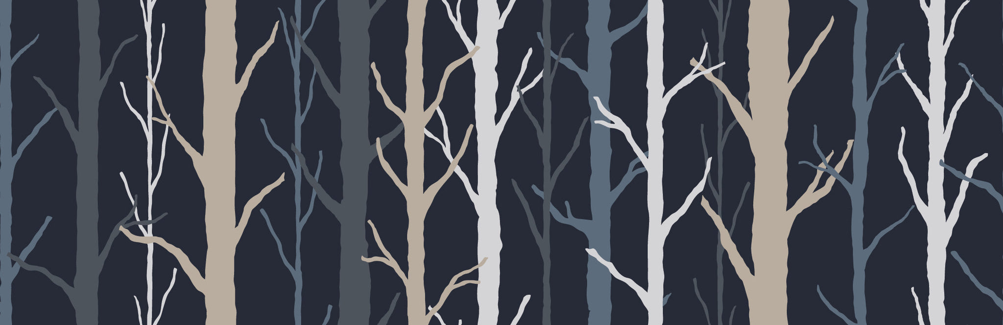 Riverview Quilt Fabric - Midnight Maze in Navy Blue/Multi - PH0606
