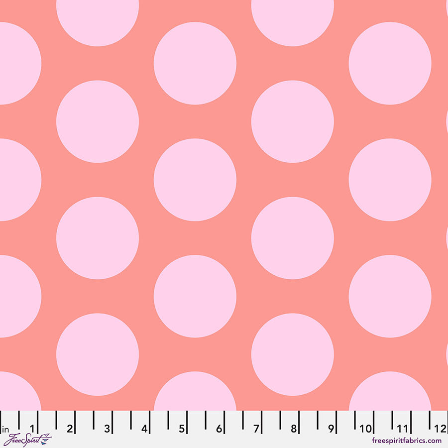 Roar! Quilt Fabric by Tula Pink - Dinosaur Eggs in Blush - PWTP2230.BLUSH