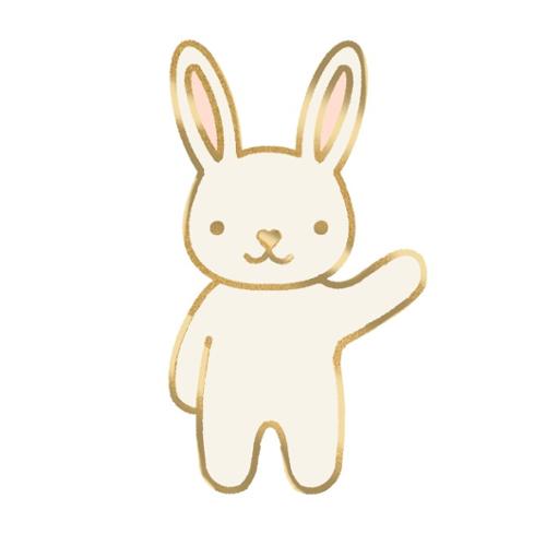 Ruby Star Bunny Needle Minder - RS 7081