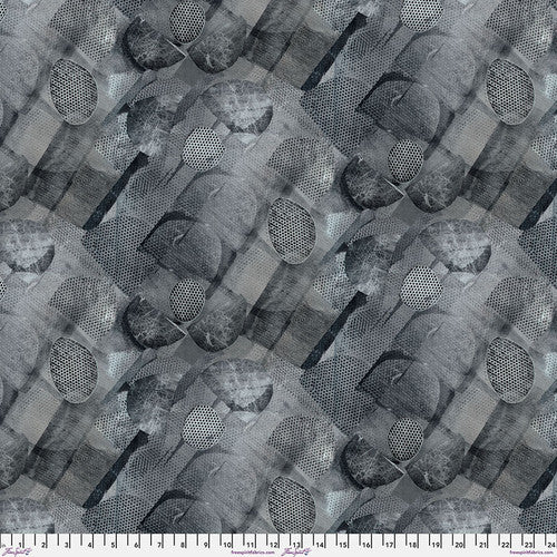 Rust and Bloom Quilt Fabric - Larkspur in Stone Gray - PWSS022.STONE