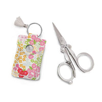 Leather Scissor Pouch Picnic Florals - STLR-37631