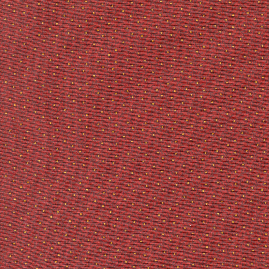 Sally's Stitches Quilt Fabric - Creeping Thyme in Turkey Red - 31714 11
