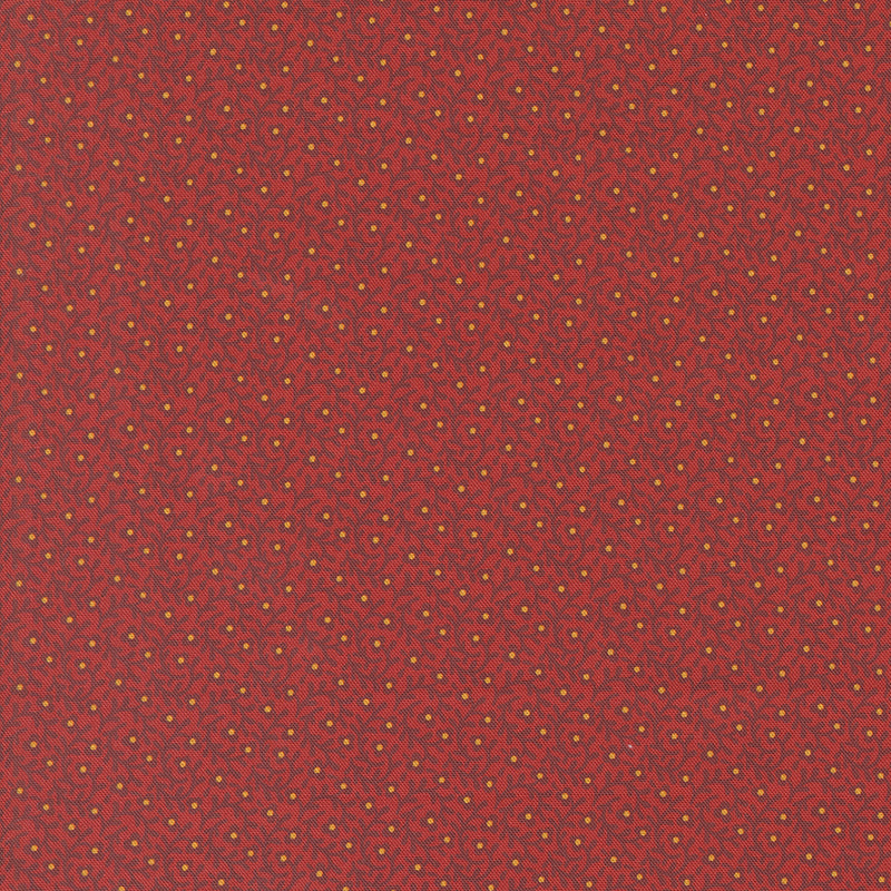 Sally's Stitches Quilt Fabric - Creeping Thyme in Turkey Red - 31714 11