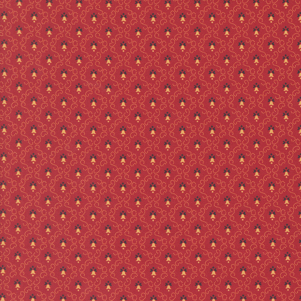Sally's Stitches Quilt Fabric - Little Bell in Turkey Red - 31716 11