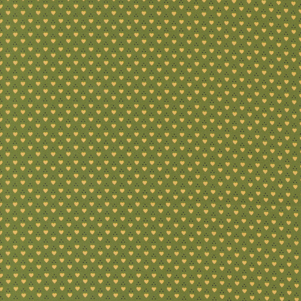 Sally's Stitches Quilt Fabric - Sweetheart Blenders in New Leaf Green - 31717 12