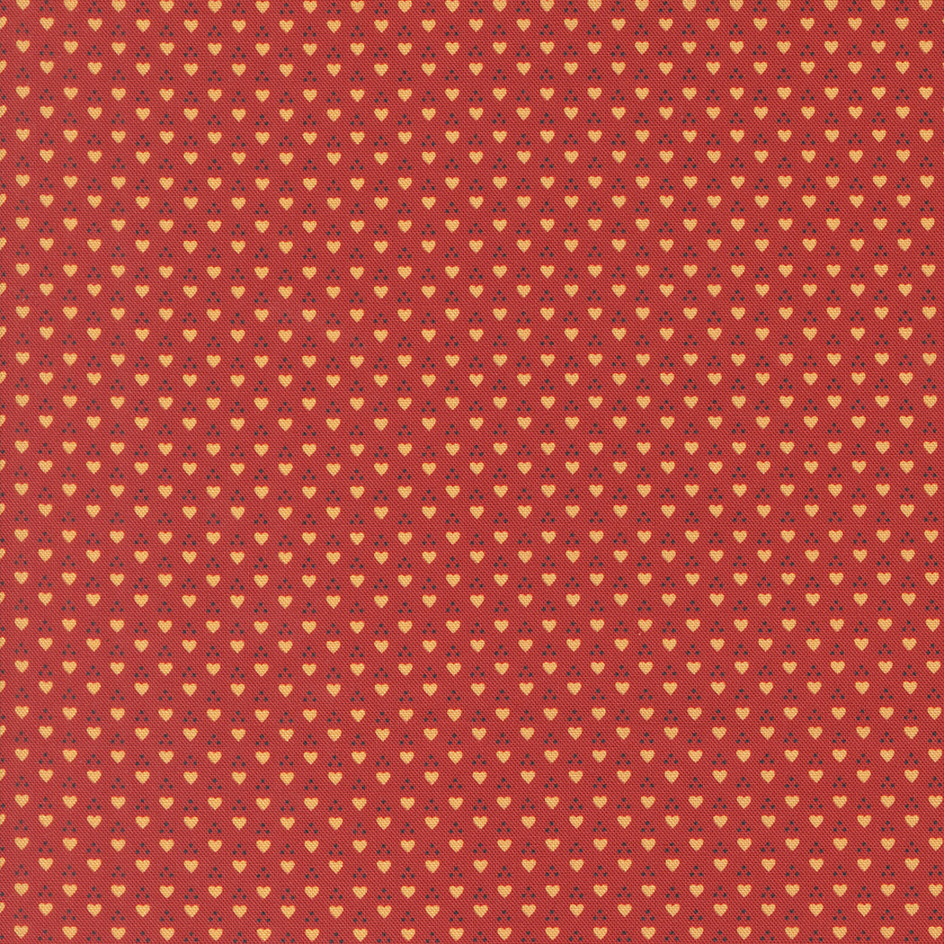 Sally's Stitches Quilt Fabric - Sweetheart Blenders in Turkey Red - 31717 11