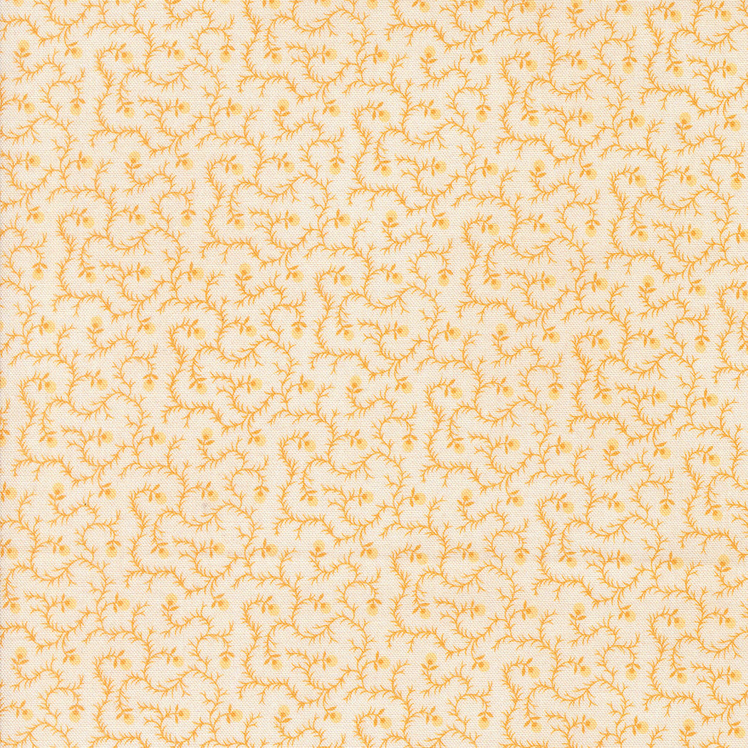 Sally's Stitches Quilt Fabric - Twigberry in Honey Yellow - 31715 11