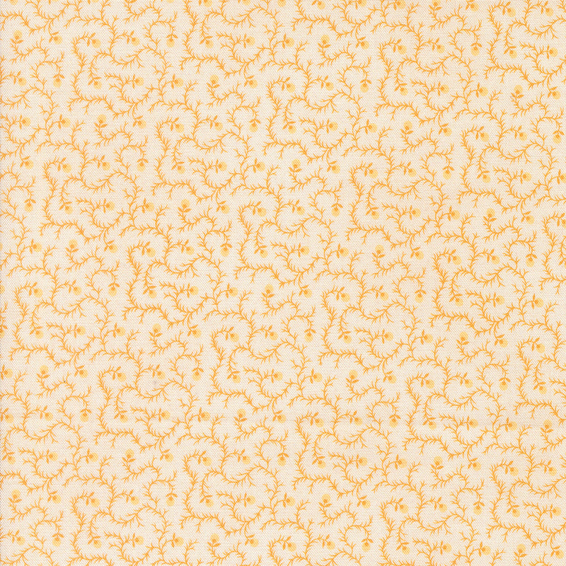 Sally's Stitches Quilt Fabric - Twigberry in Honey Yellow - 31715 11