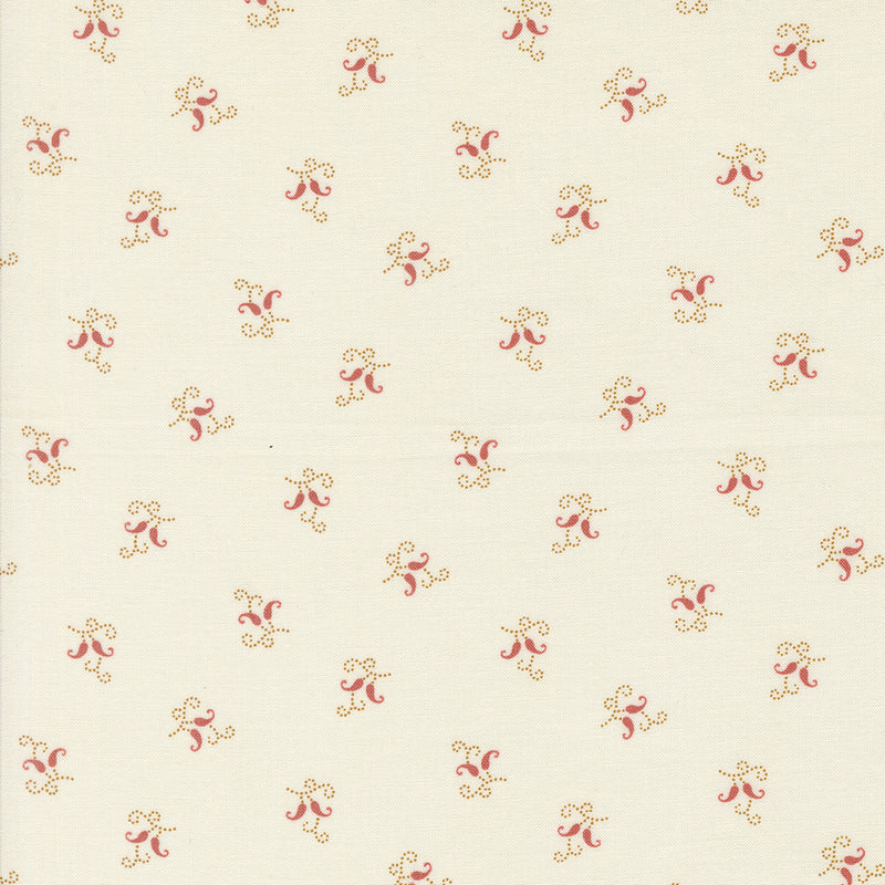 Sandalwood Quilt Fabric - Felicity Opal Cream - 44388 11