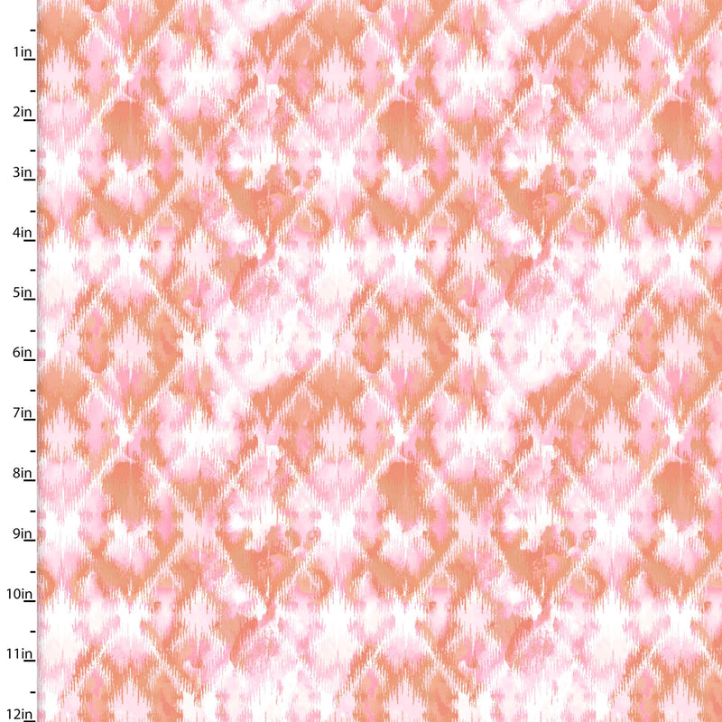 Sandsational Quilt Fabric - Ikat in Orange - 22928-ORG