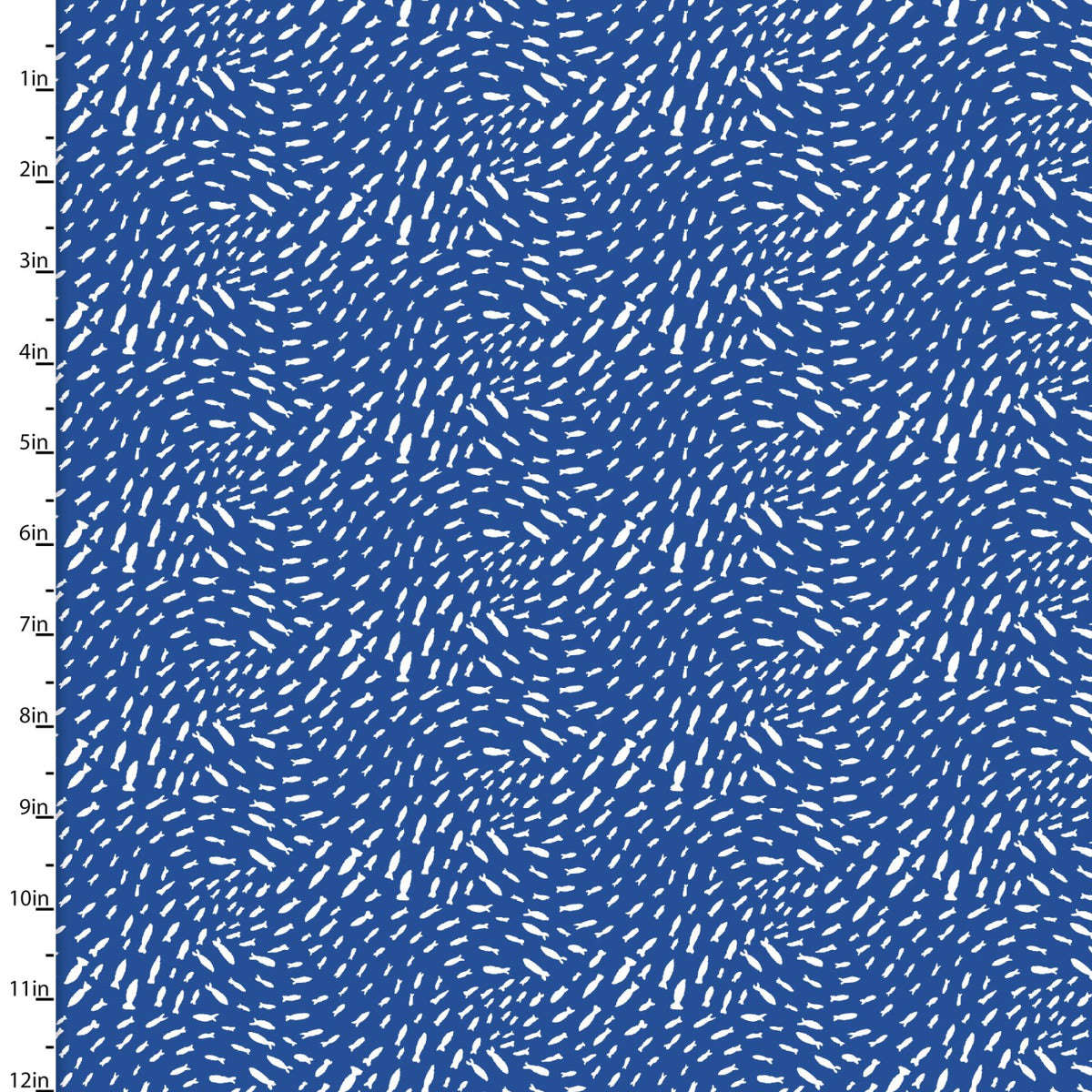 Sandsational Quilt Fabric - Packed Minnows in Navy Blue  - 22934-NVY