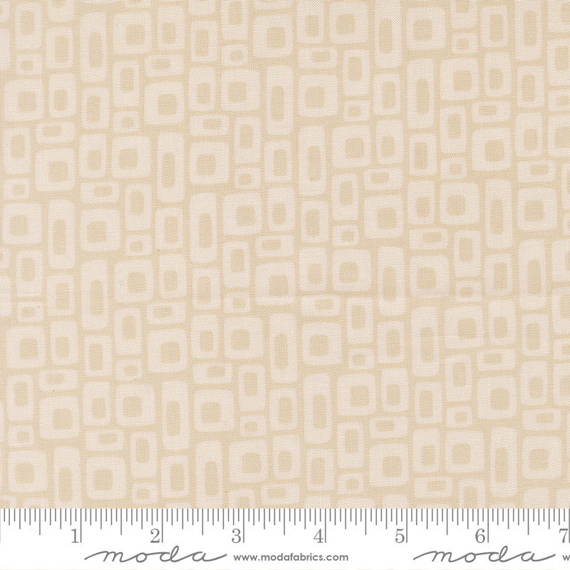 Scenery Quilt Fabric - Marshmallow in Stone Cream - 51273 11