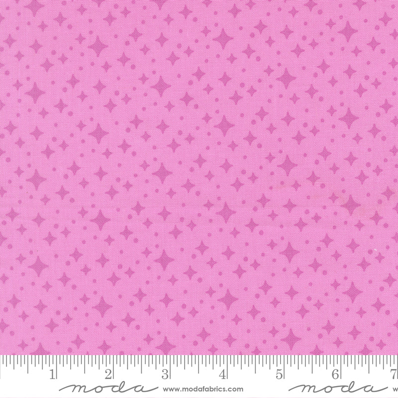 Scenery Quilt Fabric - Starlight in Sweet Pea Pink - 51274 20