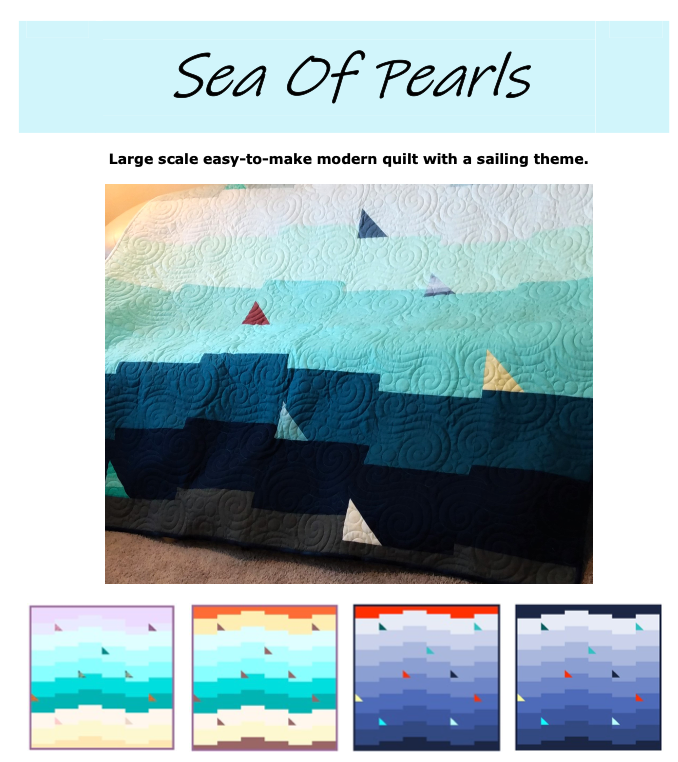 Digital Download: Sea of Pearls Quilt Pattern