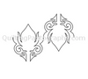 Longarm Pattern (not for sale): Torch Flame