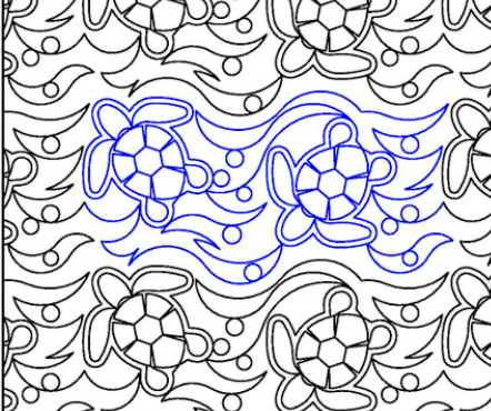 Longarm Pattern (not for sale): Turtle E2E