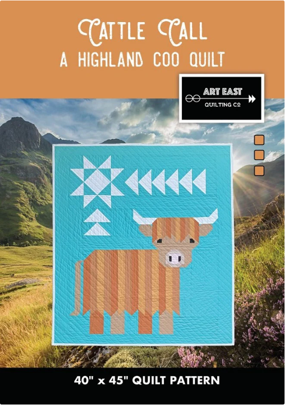 Cattle Call - A Highland C00 Quilt Pattern from Art East Quilting Co. - AEQCCC0921