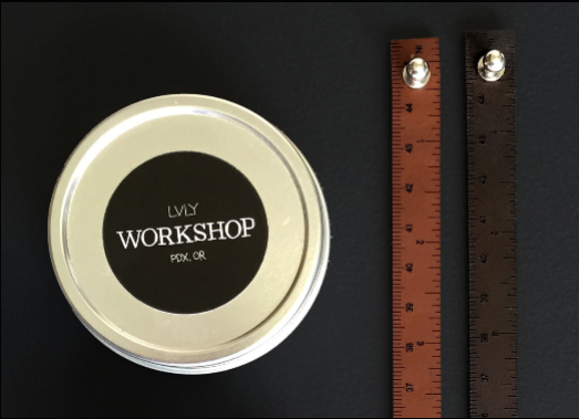 Dark Brown Leather Wrist Ruler
