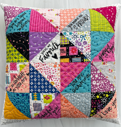 Digital Download: Free! Sentiments Pillow Pattern