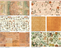 Eclectic Elements Palette, Orange Fat Quarter Bundle