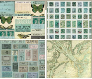 PREORDER: Eclectic Elements Palette, Teal Fat Quarter Bundle