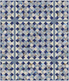 Digital Download, free pattern: Tiled in Indigo