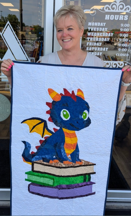 Book Hoarder in Training Quilt Pattern