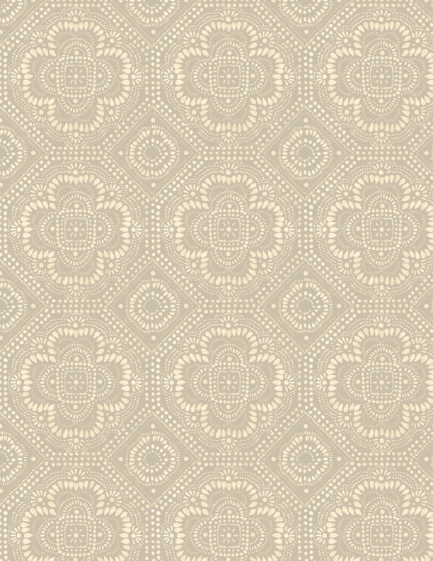 Season's Study Quilt Fabric - Grid Tonal in Taupe - 3041 17840 221