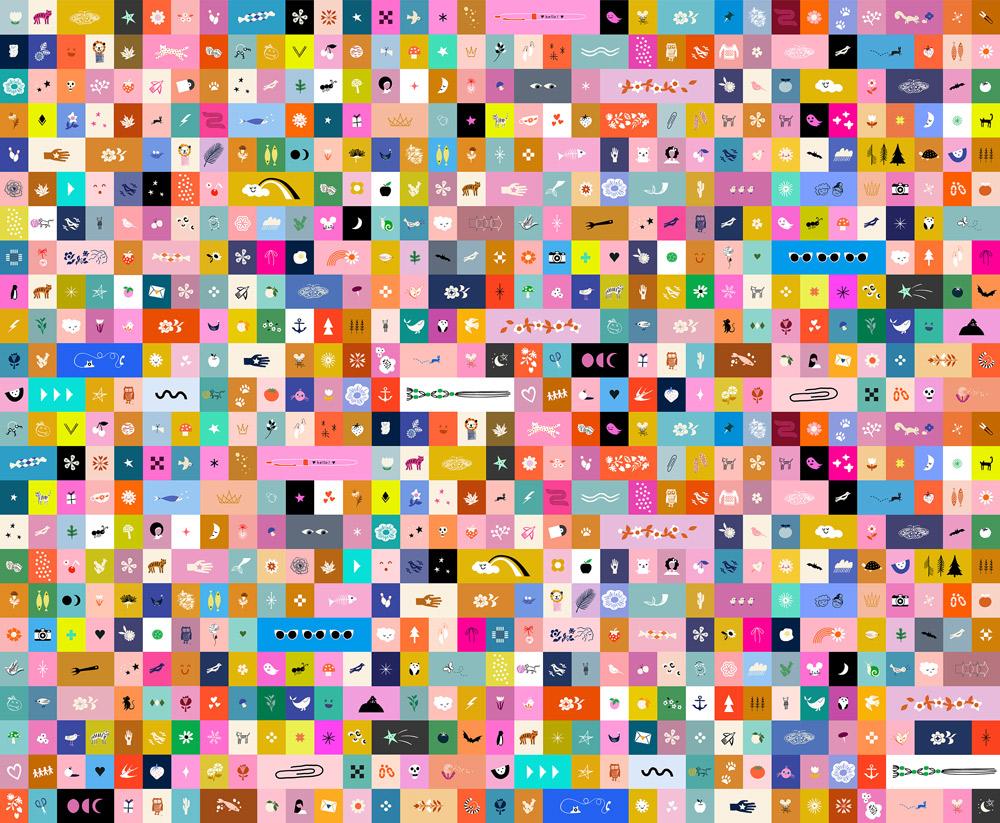 Selvedge Magic Quilt Fabric by Ruby Star Society - Icons in Multi - RS5181 11