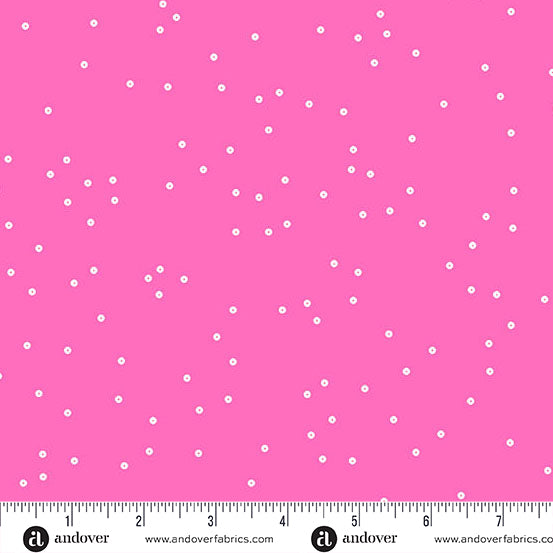 Sequin Quilt Fabric - Sequin Dot in Bubblegum - A-1371-E2