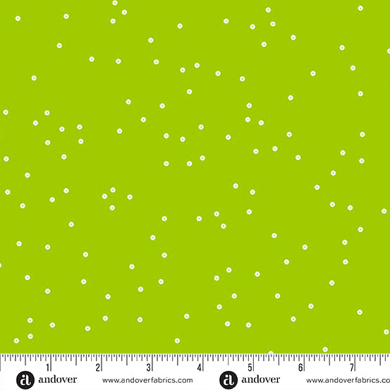 Sequin Quilt Fabric - Sequin Dot in Citron - A-1371-V1