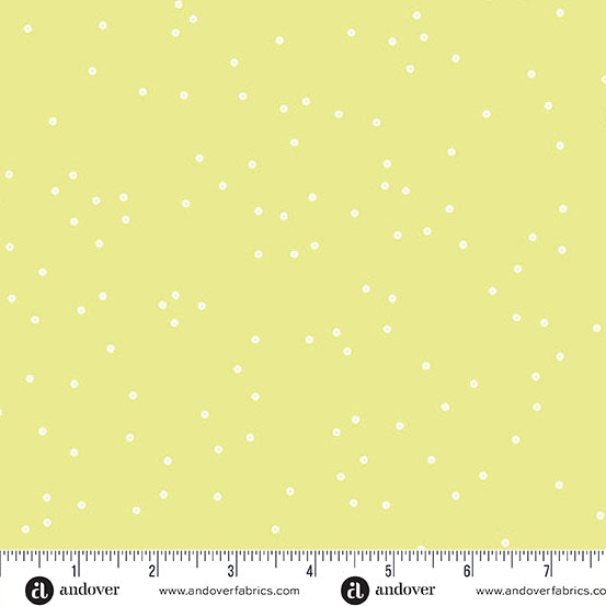 Sequin Quilt Fabric - Sequin Dot in Lemon - A-1371-V2