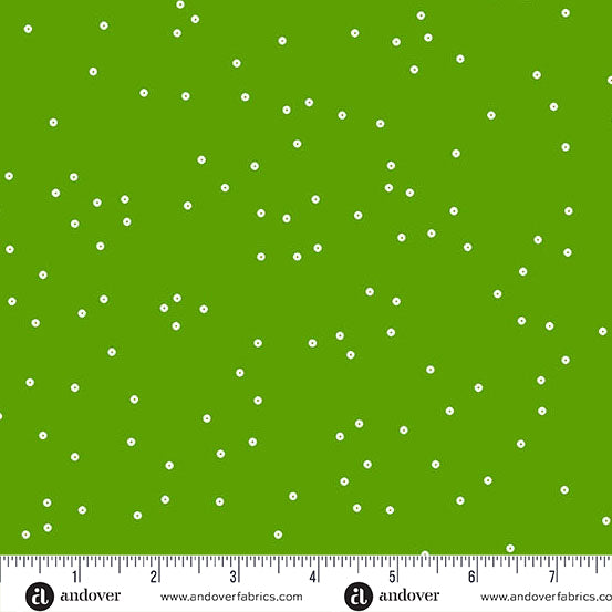 Sequin Quilt Fabric - Sequin Dot in Lime - A-1371-G3
