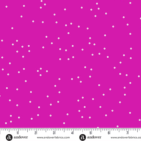 Sequin Quilt Fabric - Sequin Dot in Magenta - A-1371-E3