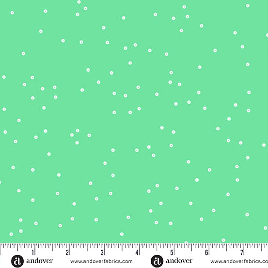 Sequin Quilt Fabric - Sequin Dot in Mint - A-1371-G1