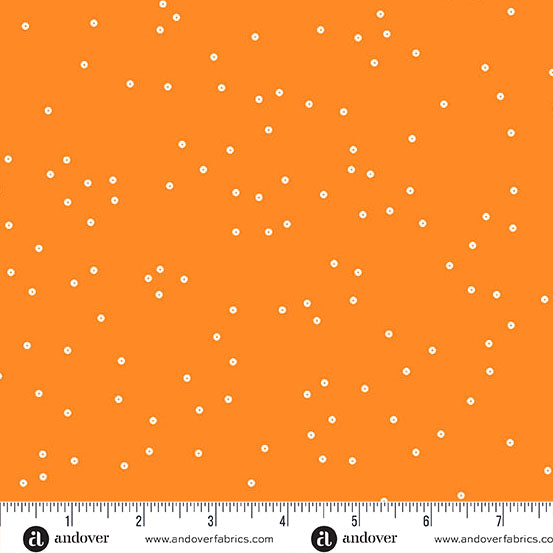 Sequin Quilt Fabric - Sequin Dot in Nectarine - A-1371-O