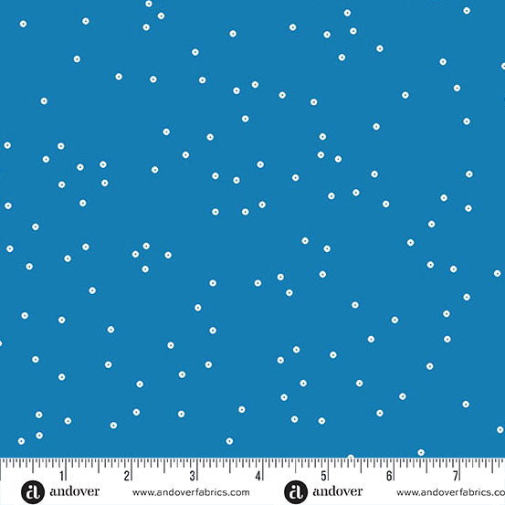 Sequin Quilt Fabric - Sequin Dot in Ocean - A-1371-T