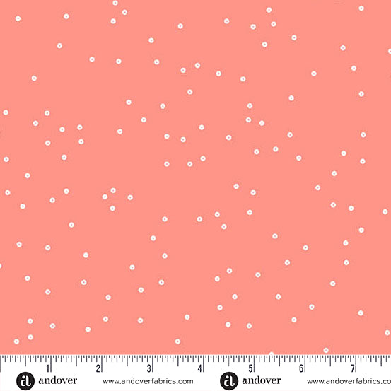 Sequin Quilt Fabric - Sequin Dot in Peach - A-1371-O1