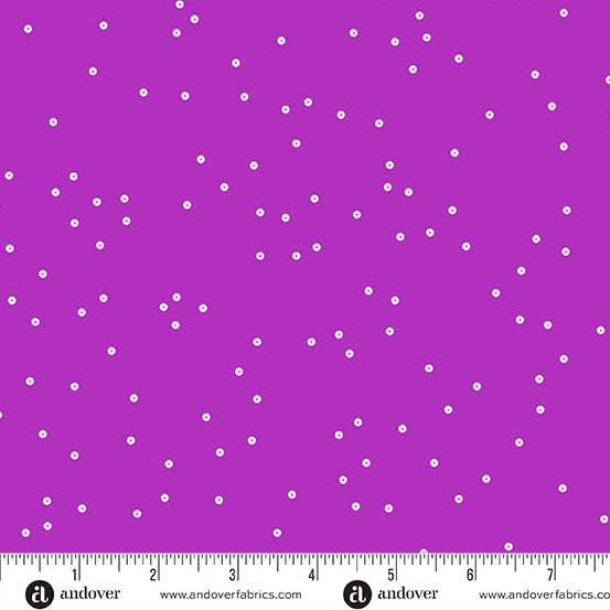 Sequin Quilt Fabric - Sequin Dot in Purple - A-1371-P