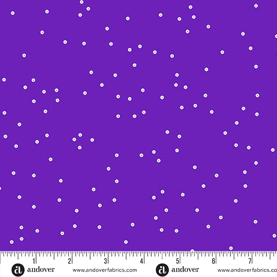 Sequin Quilt Fabric - Sequin Dot in Royal - A-1371-P4