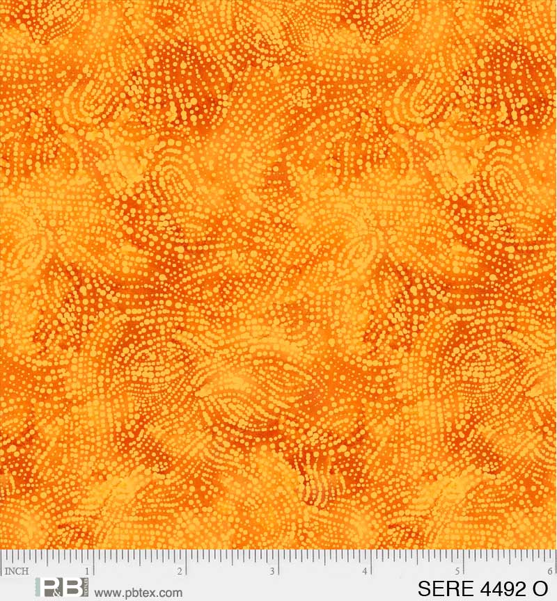 Serenity Quilt Fabric - Blender in Orange - SERE 04492 O