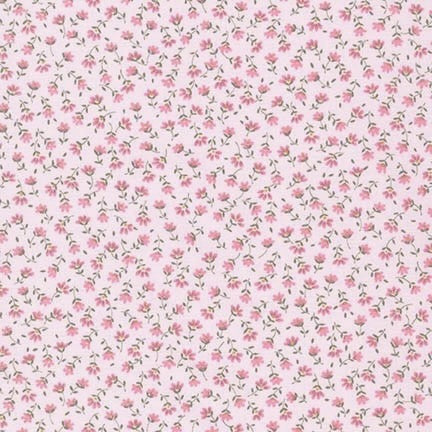 Sevenberry Petite Fleurs Quilt Fabric - Mini Floral in Pink - 6100 D3-24 - Imported from Japan
