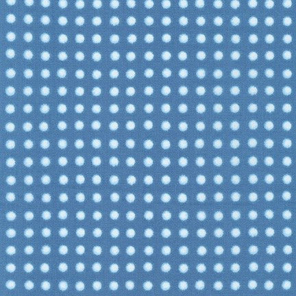Sevenberry Shibori Blues Quilt Fabric - Dots in Blue - 850257 D3-3