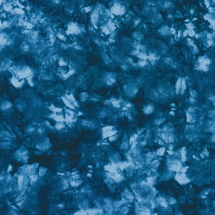 Sevenberry Shibori Blues Quilt Fabric - Mottle Texture in Indigo Blue - 850257 D6-2