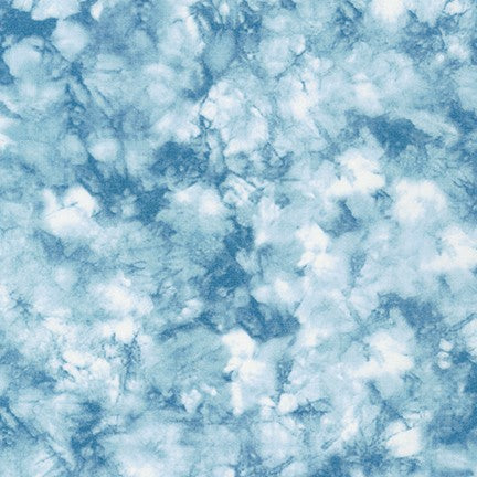 Sevenberry Shibori Blues Quilt Fabric - Mottle Texture in Light Blue - 850257 D6-3 - Imported from Japan
