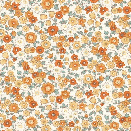 Sevenberry Petite Garden Quilt Fabric - Floral in Summer - 6112 D2-2 - Imported from Japan