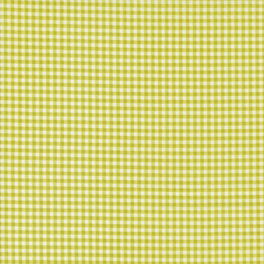 Shine Quilt Fabric - Gingham in Grass Green - 55676 16