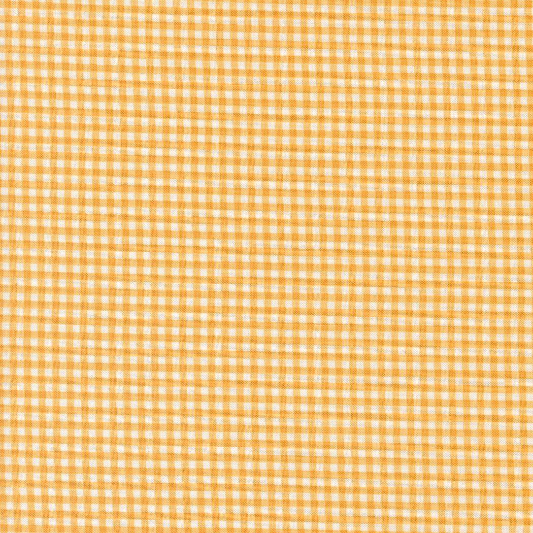 Shine Quilt Fabric - Gingham in Orangesicle - 55676 15